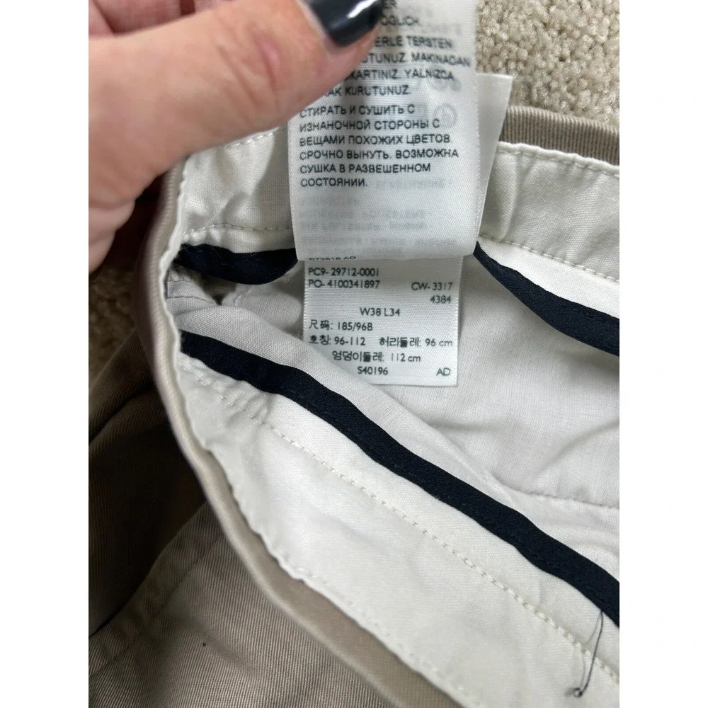 Dockers Mens Size 38X34 Straight Fit Beige Khaki Dress Pants‎